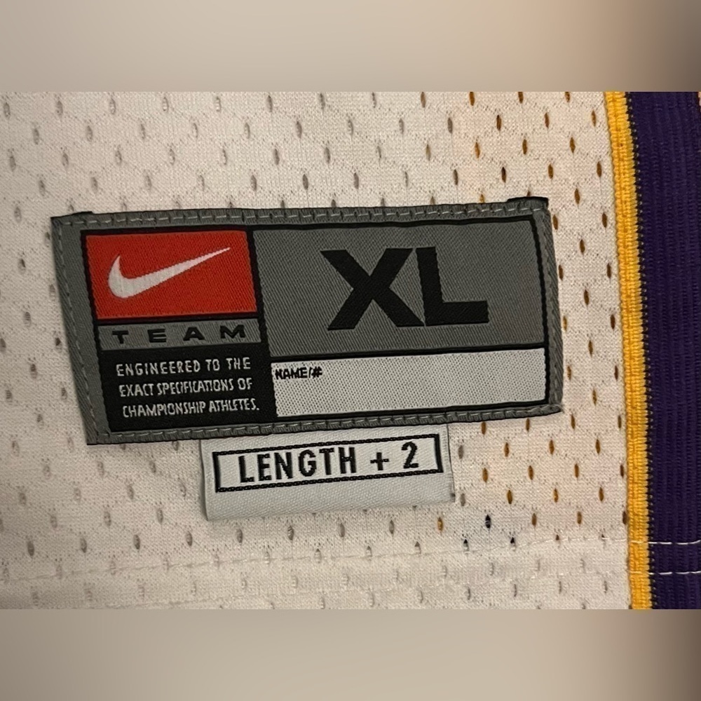 Gary Payton “The Glove” Los Angeles Lakers Nike Vintage Basketball Jersey - Picture 7 of 9